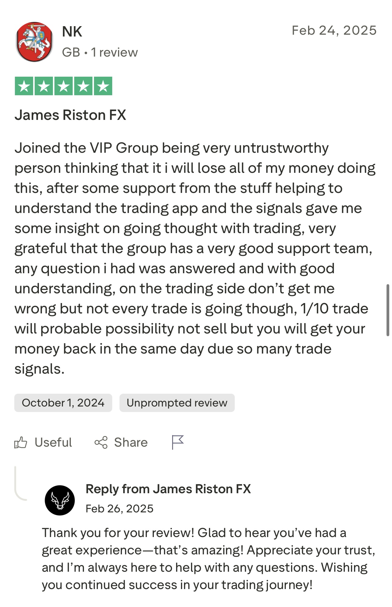 Trustpilot Review 3